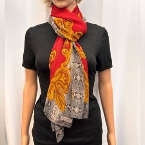 Ralph Lauren vintage baroque silk wrap